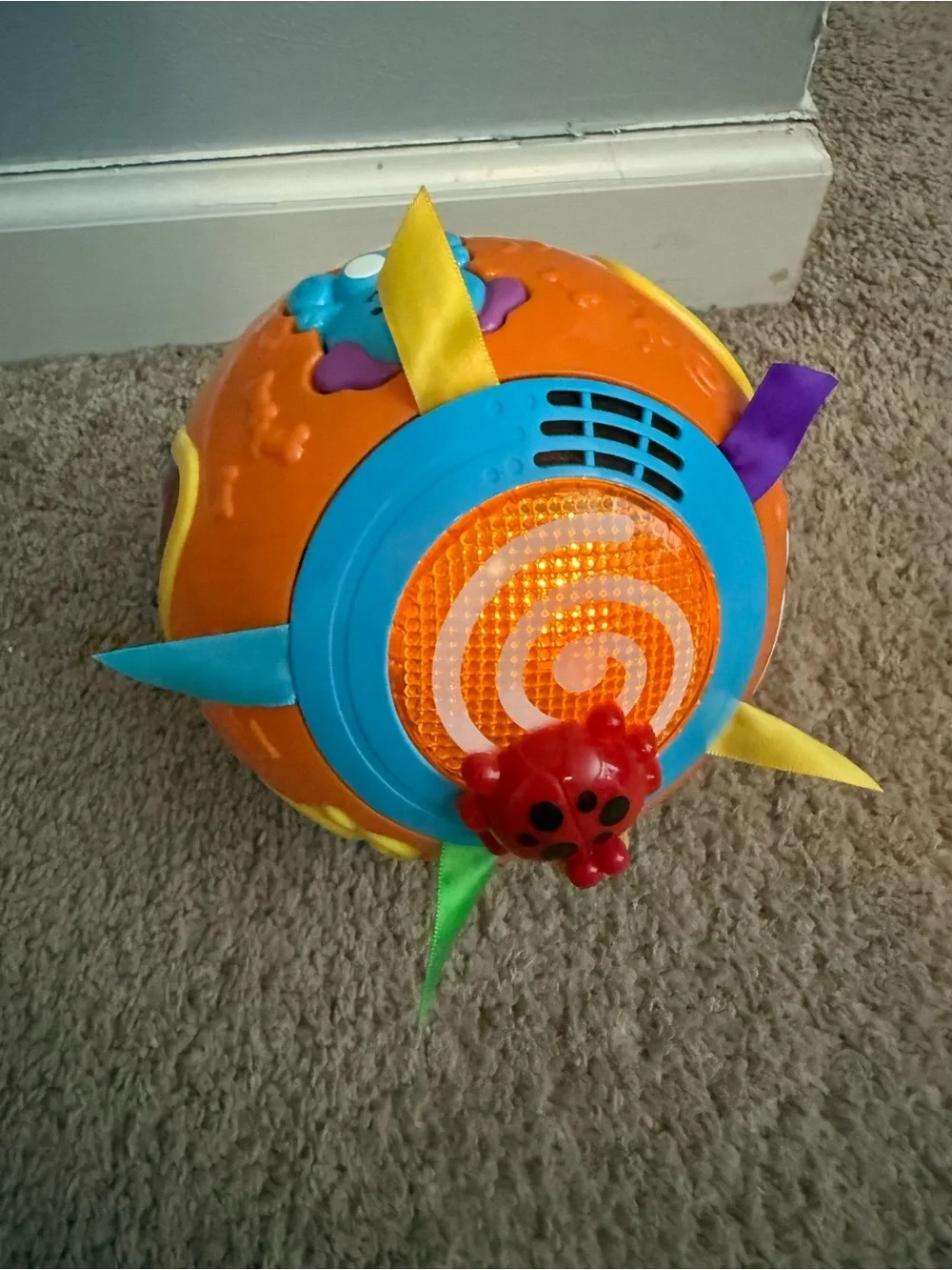 VTech Move & Crawl Ball - Orange Interactive Learning Toy